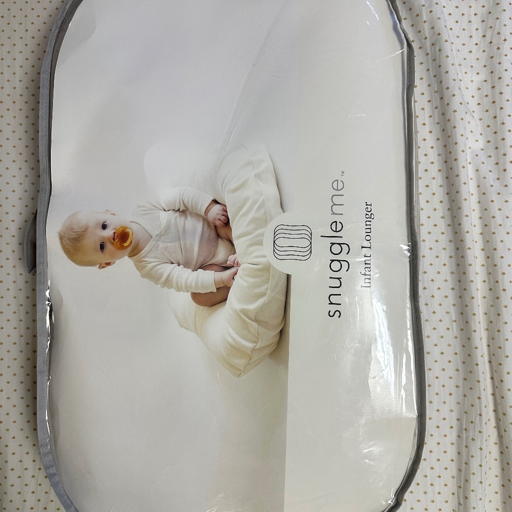 SnuggleMe Organic Infant Lounger with Cover